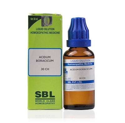 Acidum Boracicum homeopathy Dilution 6C, 30C, 200C, 1M