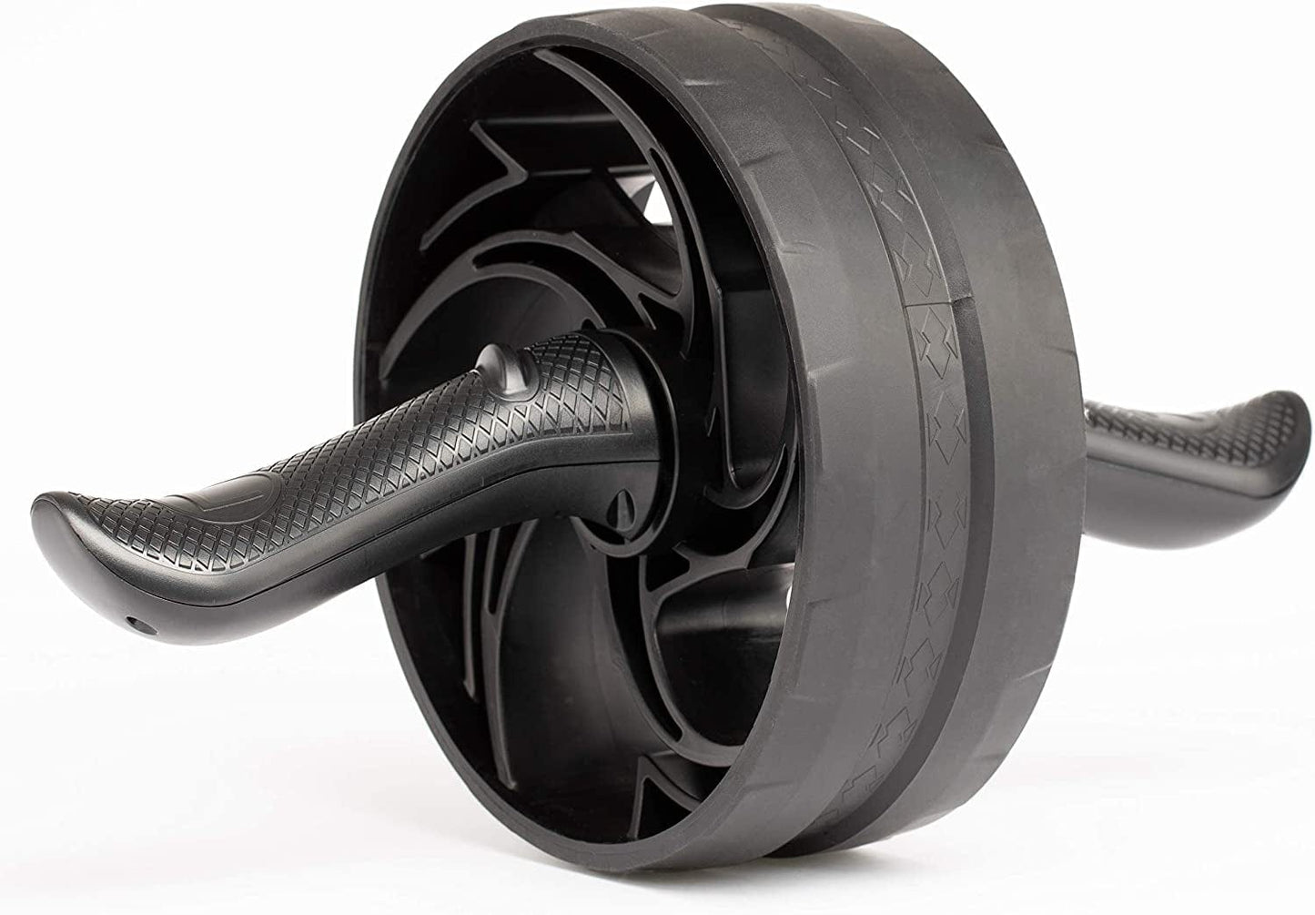 Abdominal and Core Exercise Workout Roller Wheel - 13 X 8 X 8 Inches, Black