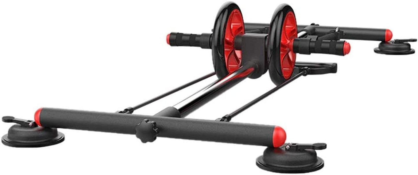 Abdominal Roller for Abs Workout, Hand Exerciser, Home Fitness Equipment for Men and Women Core Strength and Abdominal Exercises (Black, One Size)