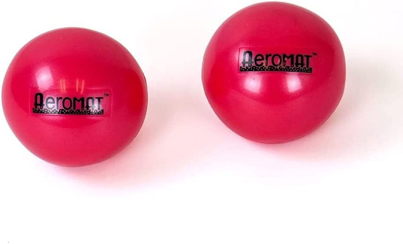 AEROMAT Mini Weight Balls - Come in Pairs - 3.5" Diameter - Intended for Strength Training /Rehabilitation Exercises