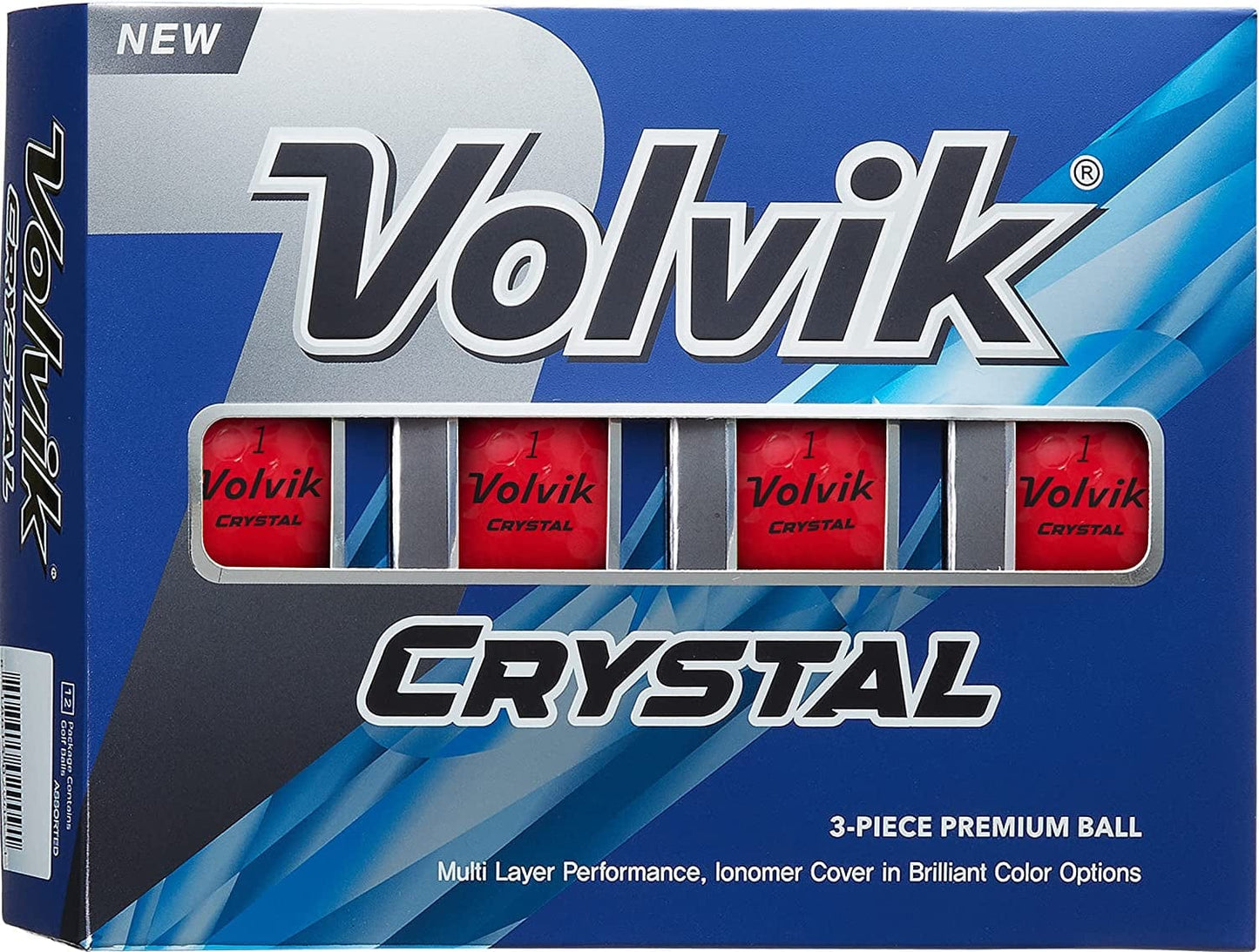 Volvik New Crystal Golf Balls Dozen