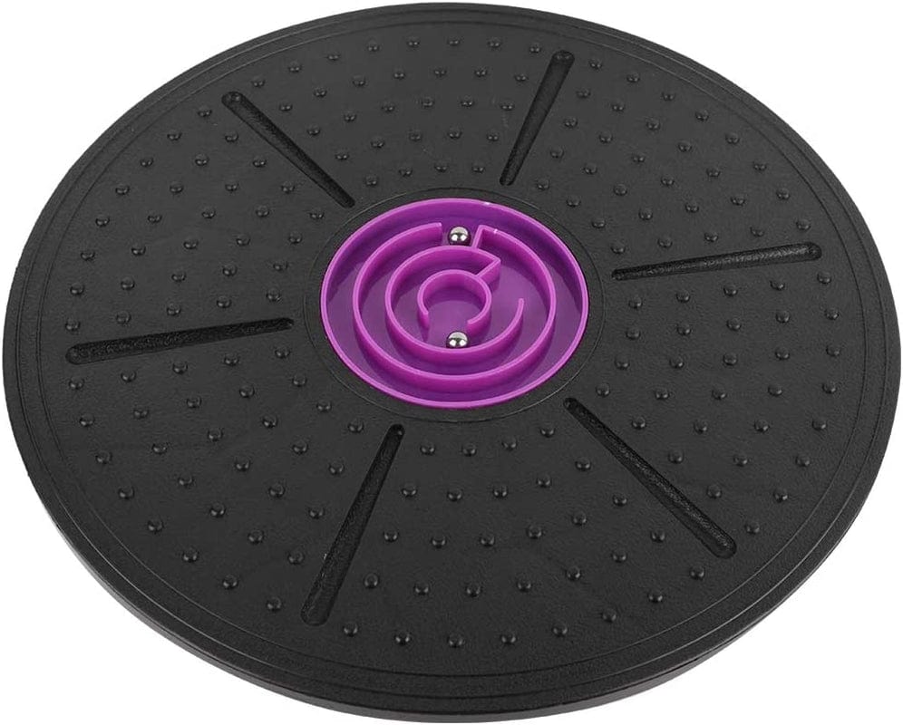 150Kg Load Bearing Yoga Balance Board Purple Labyrinth Disc Standing Balance Board Trainer with Ergonomic Design for Exercising Body Stability Balance Board Office Balance Board Office