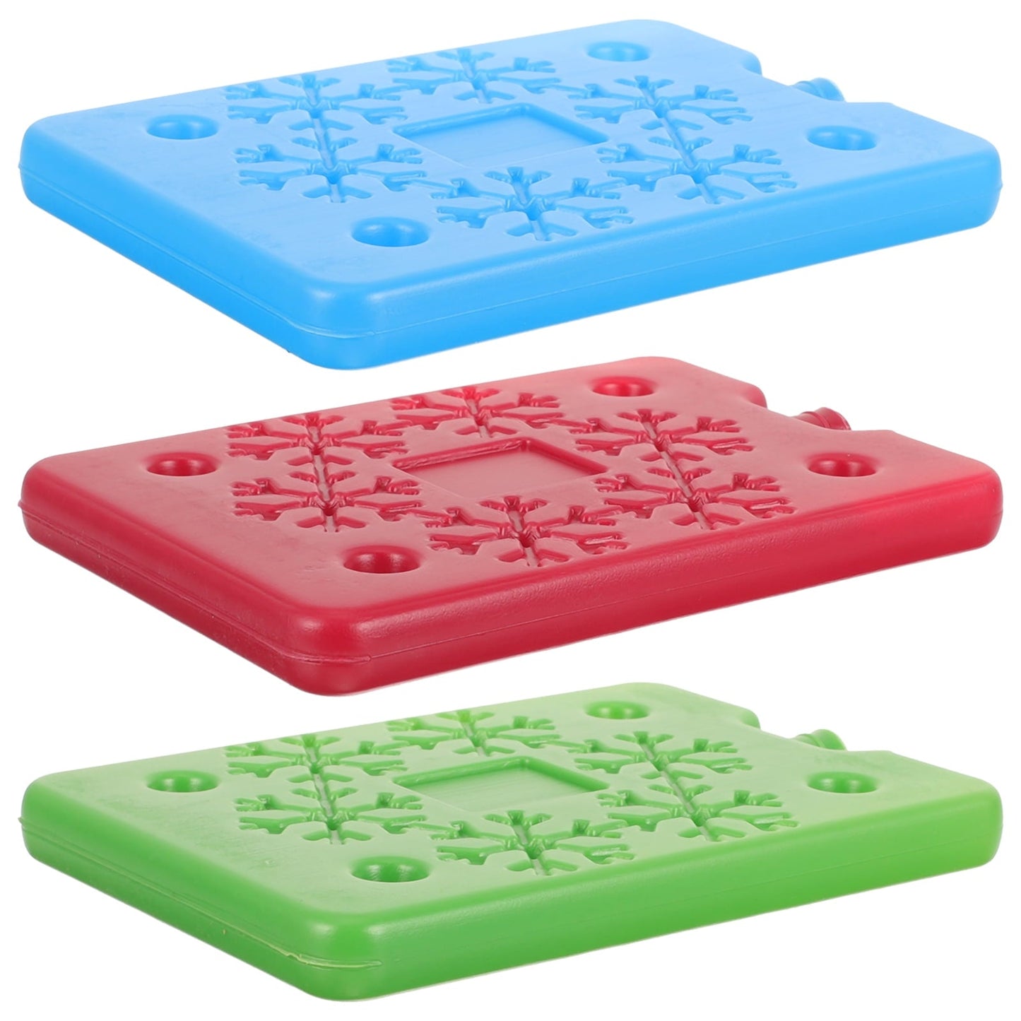 3 Pcs Portable Ice Box Cooler Freezer Packs Flat Blocks for Coolers Bag Accessories