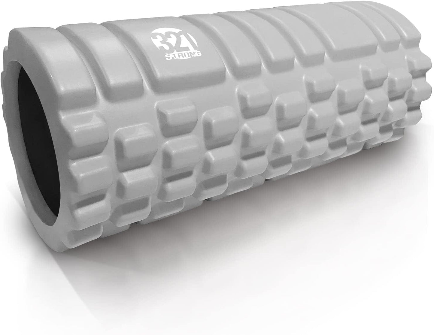 321 STRONG Foam Roller - Medium Density Deep Tissue Massager for Muscle Massage and Myofascial Trigger Point Release, with 4K Ebook