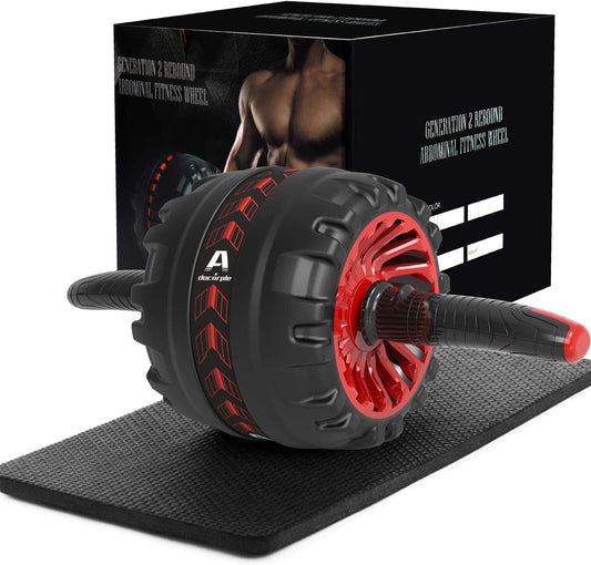 Ab Roller for Abs Workout, Ab Roller Wheel Exercise Equipment for Core Workout with Knee Mat, Ab Workout for Home Gym Exercise Equipment for Men Women