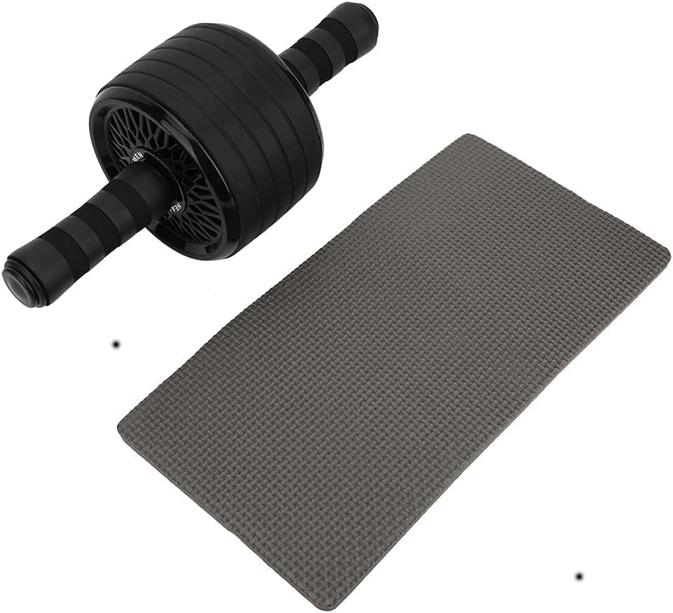 AB Wheel Abdominal Muscle Training Roller Sponge Handle Grip Waist Exercise Equipment Gym Strength Body Power Fitness Upgraded Wide Non Slip Silent Comfortable and Multi Directional