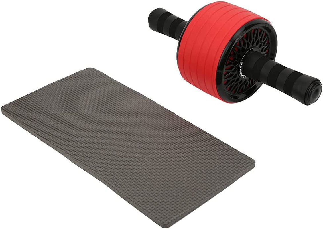 AB Wheel Abdominal Muscle Training Roller Sponge Handle Grip Waist Exercise Equipment Gym Strength Body Power Fitness Upgraded Wide Non Slip Silent Comfortable and Multi Directional