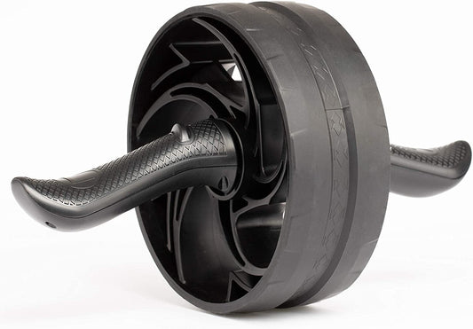 Abdominal and Core Exercise Workout Roller Wheel - 13 X 8 X 8 Inches, Black