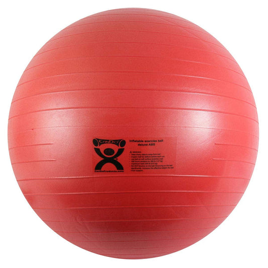 ABS Inflatable Exercise Ball, 105Cm Diameter, Red