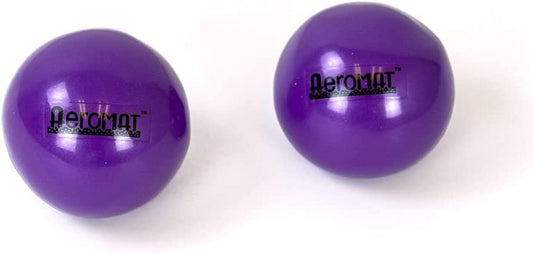 AEROMAT Mini Weight Balls - Come in Pairs - 3.5" Diameter - Intended for Strength Training /Rehabilitation Exercises