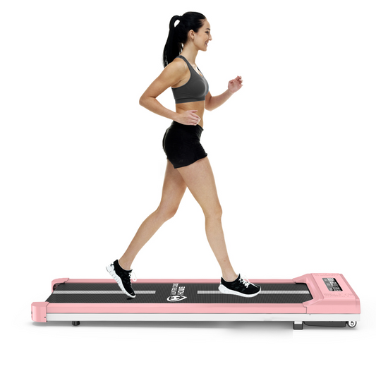 Under Desk Treadmill, 2 in 1 Folding Treadmill, Walking Pad with Bluetooth Speaker, Walking Jogging for Home Office