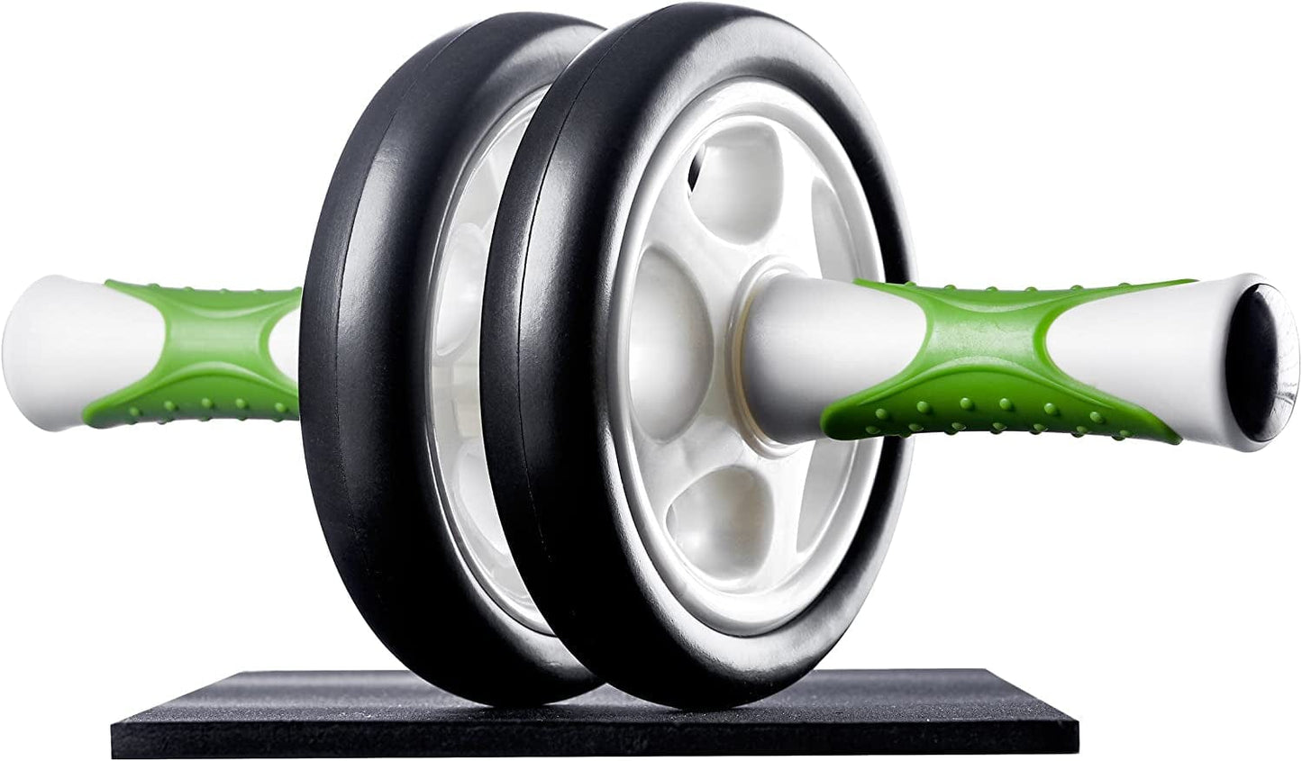 Ultrasport Ab Roller Abdominal Trainer, Handy Workout Device and Abdominal Muscle Trainer – Works Out the Belly, Abs and Back Muscles – the Ab Roller Includes a Knee Pad and Workout Instructions