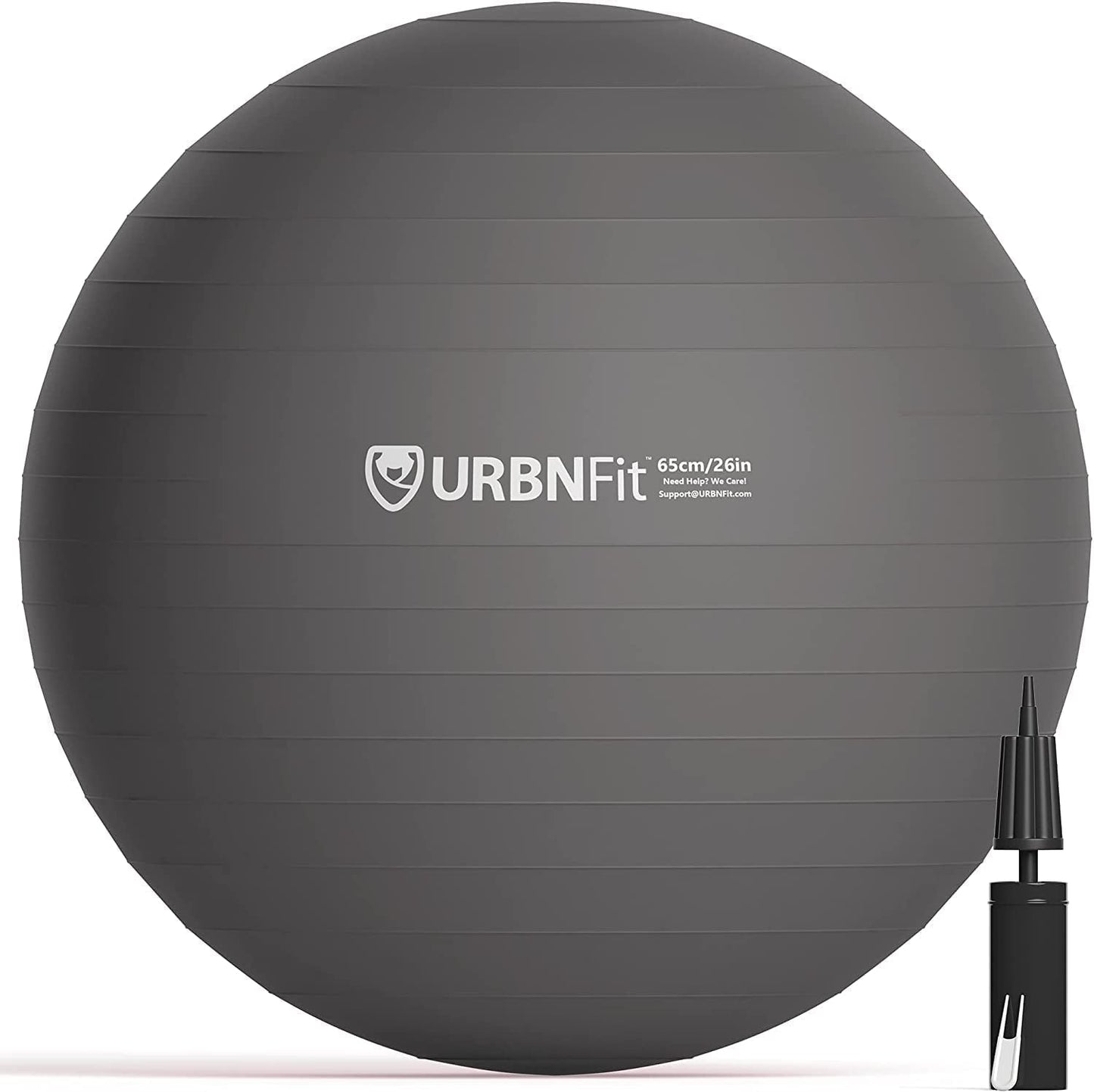 Urbnfit Exercise Ball - Yoga Ball for Workout Pregnancy Stability - Antiburst Swiss Balance Ball W/ Pump - Fitness Ball Chair for Office, Home Gym