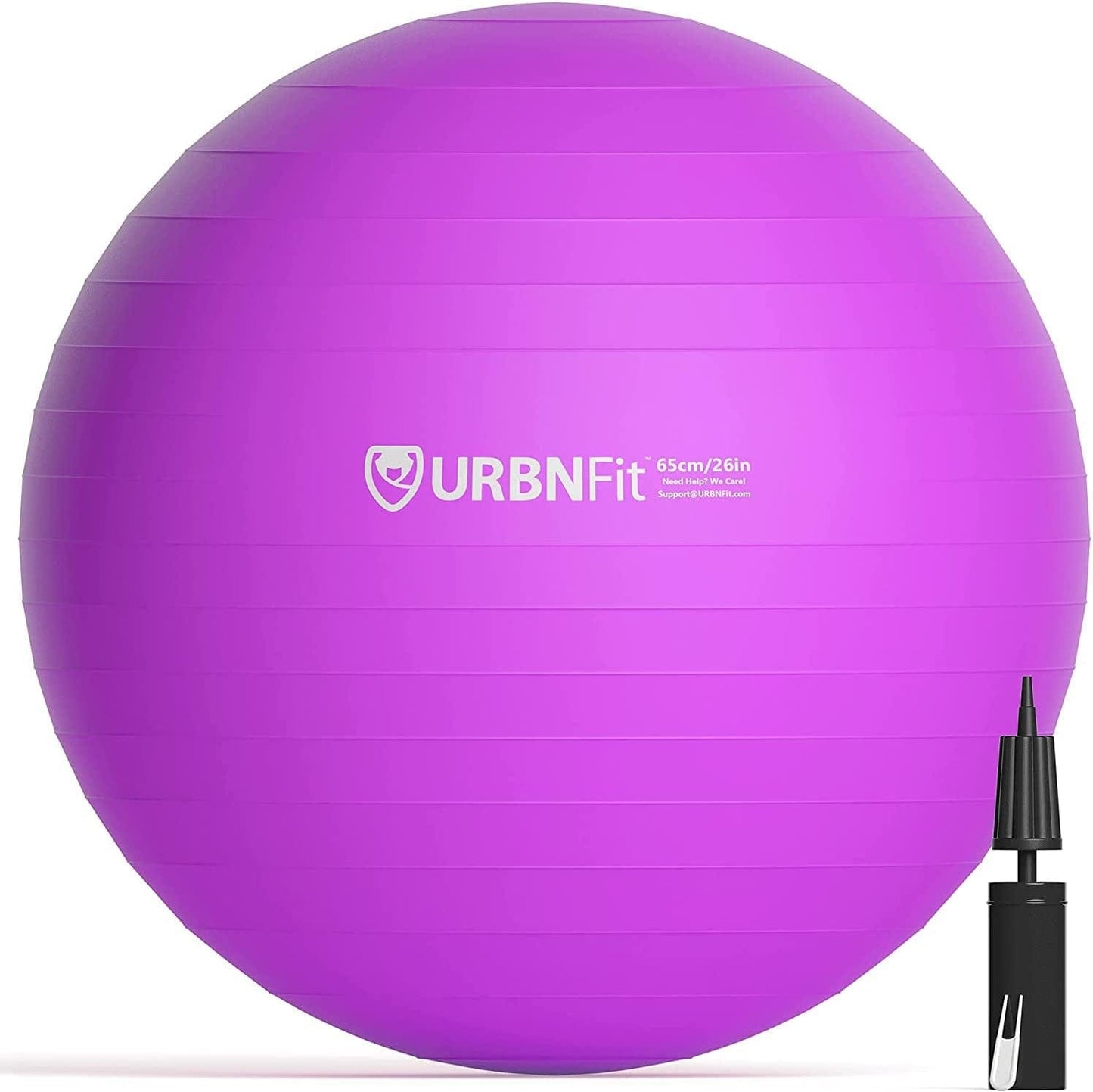Urbnfit Exercise Ball - Yoga Ball for Workout Pregnancy Stability - Antiburst Swiss Balance Ball W/ Pump - Fitness Ball Chair for Office, Home Gym