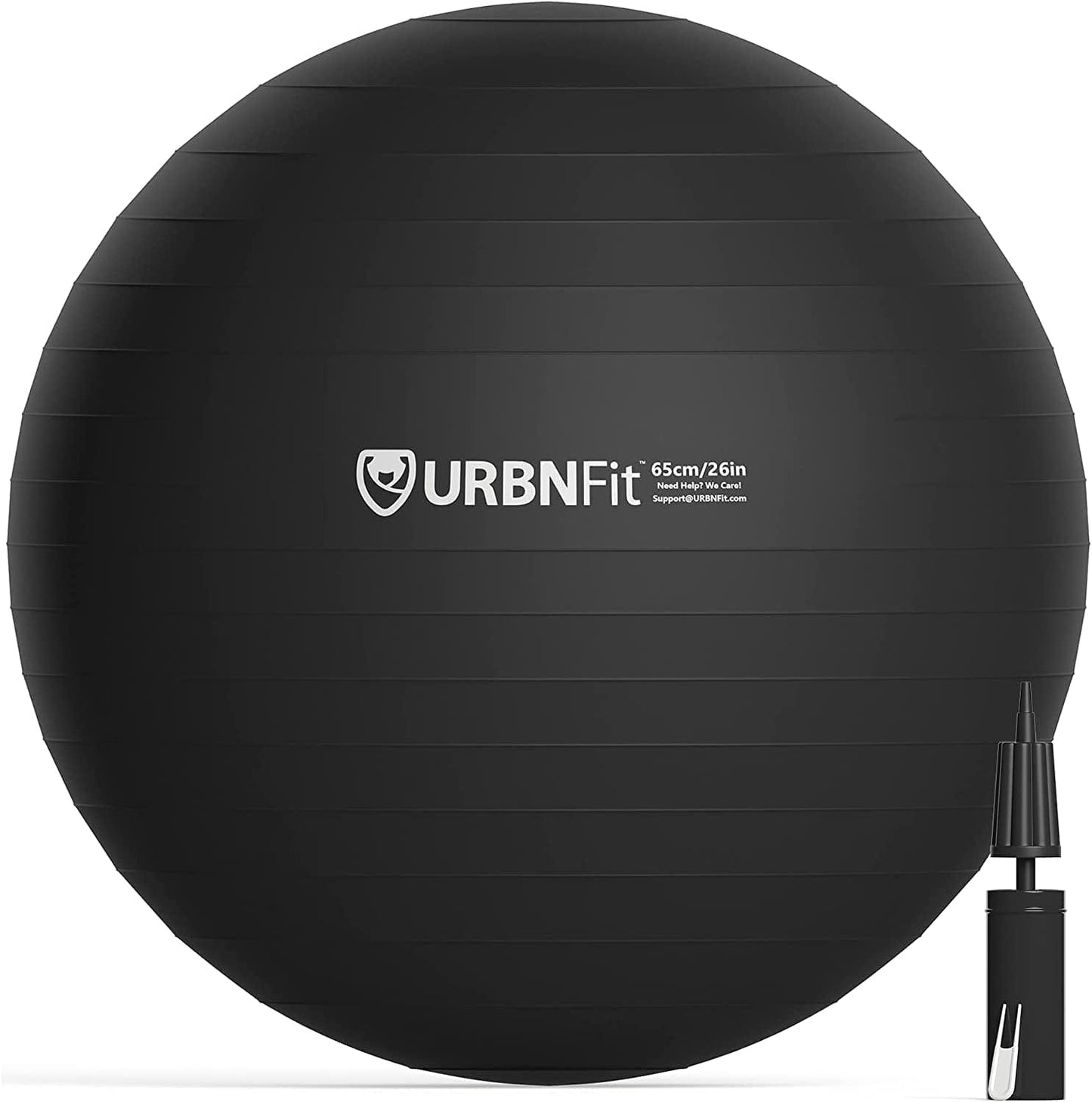 Urbnfit Exercise Ball - Yoga Ball for Workout Pregnancy Stability - Antiburst Swiss Balance Ball W/ Pump - Fitness Ball Chair for Office, Home Gym