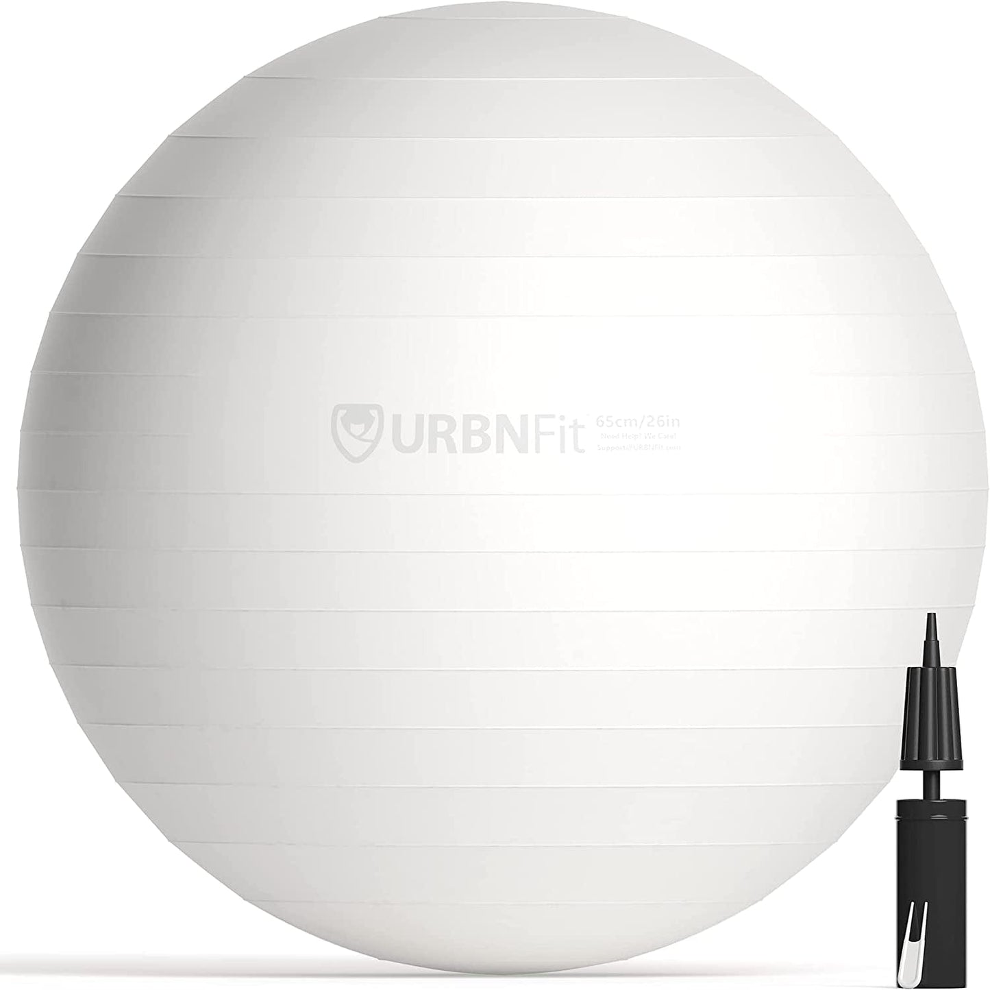 Urbnfit Exercise Ball - Yoga Ball for Workout Pregnancy Stability - Antiburst Swiss Balance Ball W/ Pump - Fitness Ball Chair for Office, Home Gym