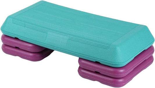 Vaveren Fitness Pedal anti Slip 3 Adjustable Heavy Duty Aerobic Step Platform for Child Men and Women Yoga Training Equipment Workout