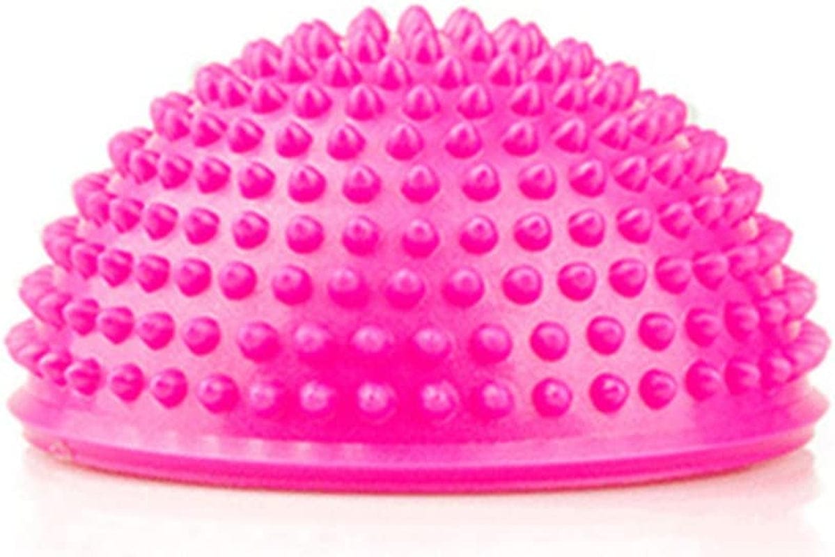 W-Family 2Pcs Anti-Slip Foot Massage Ball Half Ball Massage Mat Exercise Balance Point for Gym Yoga Pilates