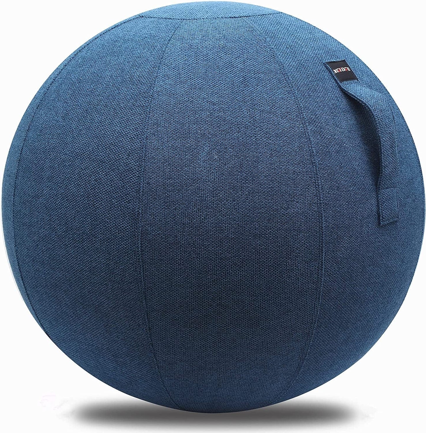 XGYLVFEI 65Cm Sitting Ball Chair for Office, Dorm, and Home, Pilates Exercise Yoga Ball with Cover, Lightweight Self-Standing Ergonomic Posture Activating Exercise Ball Solution with Handle and Pump